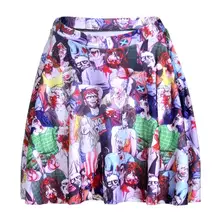 New Halloween Vampire Women Sexy Pleated Skirts Tennis Bowling Bust Shorts Skirts Cool Female Fitness Sport Apparel A Style