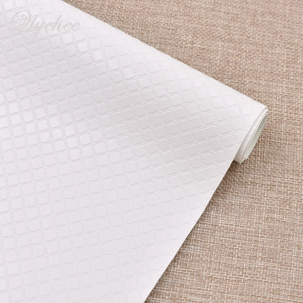 

A3 42*30cm Geometric Rhombus Embossed Plaid Pattern Faux Leather Fabric For Women Handbag Decor DIY Craft