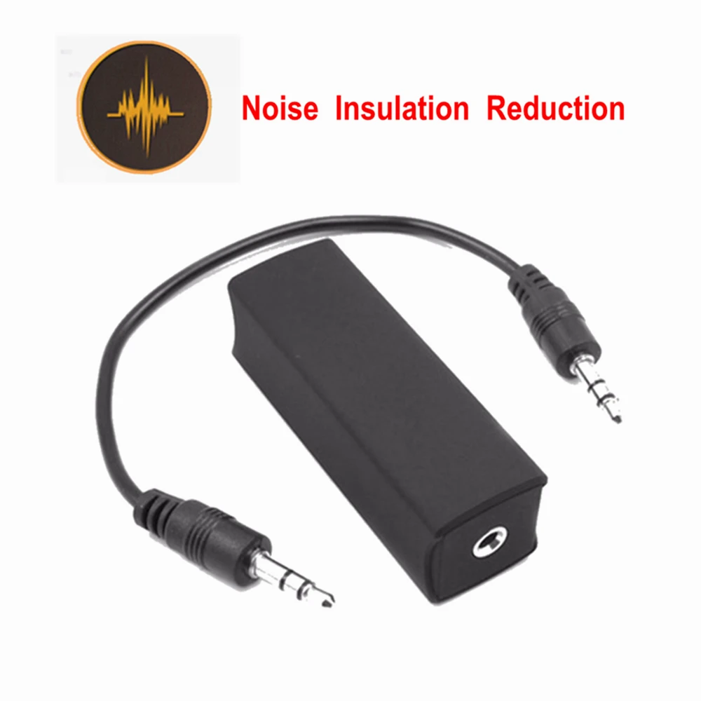 

Anti-interference Ground Loop Noise Insulation Isolator 3.5mm AUX Filter Radio Audio Isolate For Car Audio System /Home Stereo