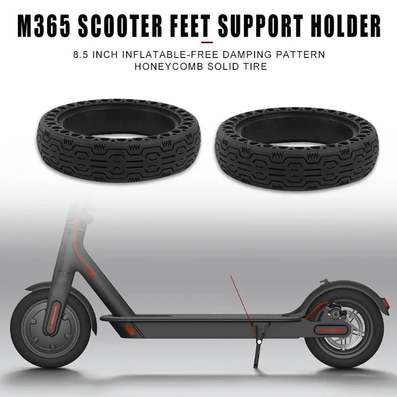 2pcs 8.5 inch Absorption Solid Tires for Electric Scooter Tackle for XIAOMI MIJIA PRO M365 Avoid Pneumatic Tyre Upgraded