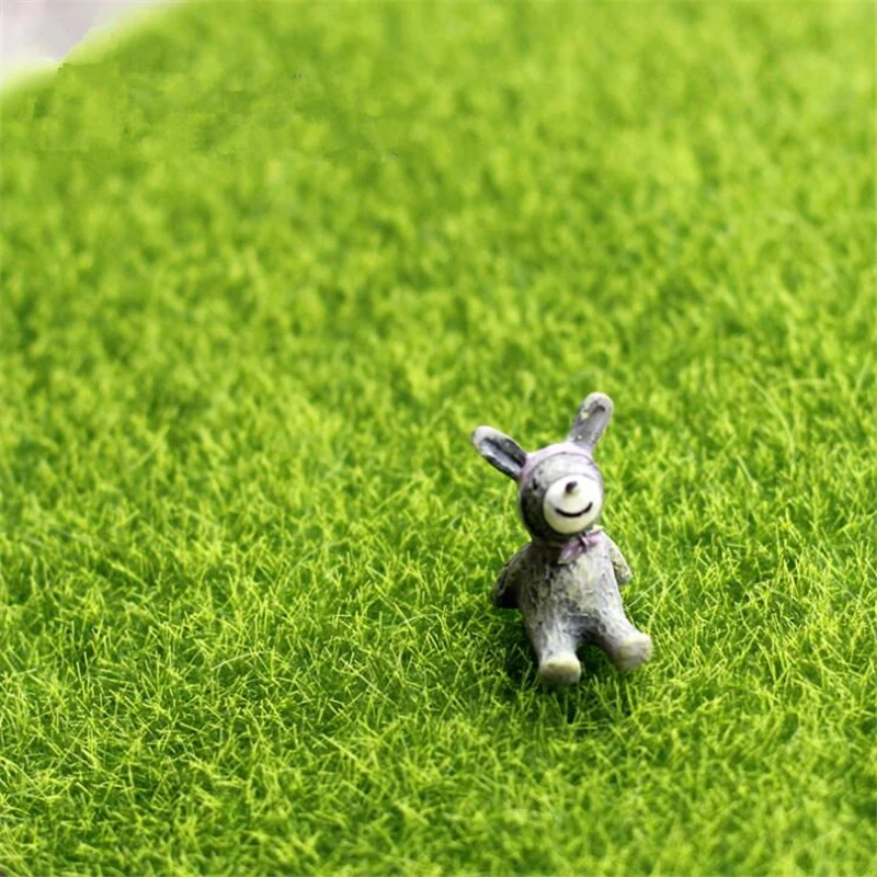 Alfombra de césped artificial tacto real plantas artificiales musgo de césped falso estera de hierba decoración de granja