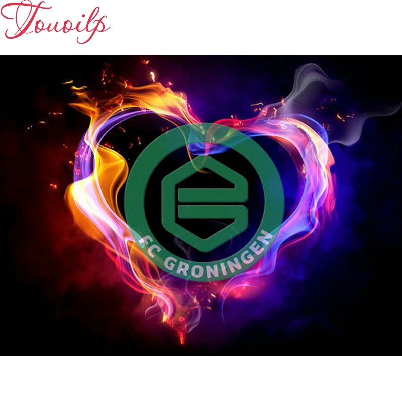 Diamond embroidery FC Football badge sign rhinestone diy 5d diamond cross stitch crystal mosaic pattern puzzle | Дом и сад
