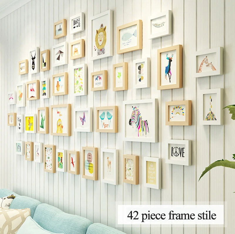 photo frame white mini frame  cadre photos magnetic photo frame wall frame for picture family picture frame a3 frame picture frame vintage frame box glass frame photo moldura madeira  (3)