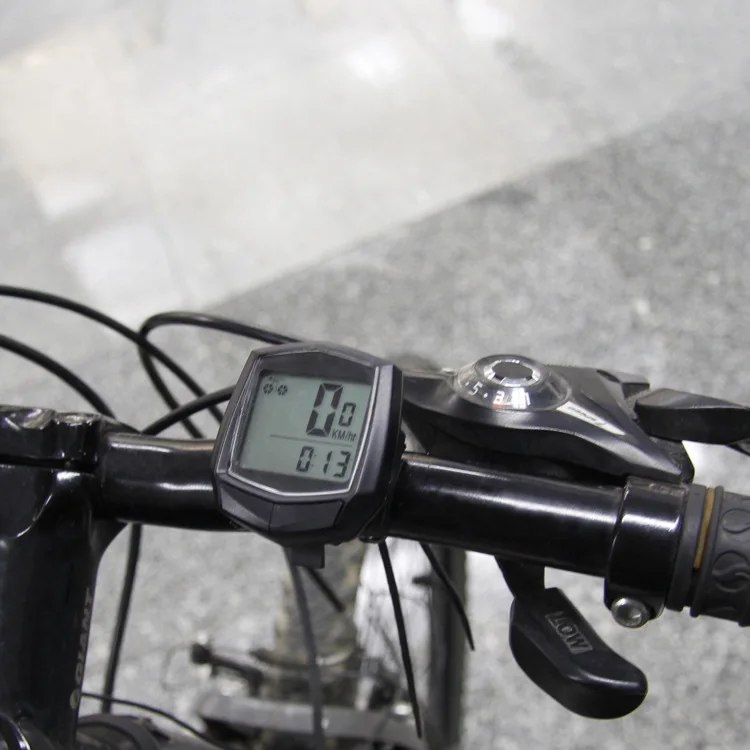 SUNDING SD-581A велосипед проводной компьютер Спидометр Одометр Велоспорт Водонепроницаемый измеряемая температура секундомер