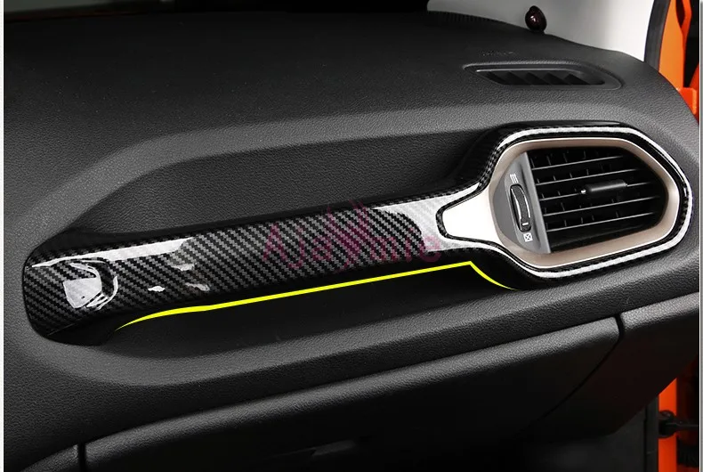 Cover-Holder Renegade-Accessories Jeep Interior Panel Co-Pilot-Handle Carbon-Fiber Color Cover-Holder Renegade-Accessories Jeep Interior Panel Co-Pilot-Handle Carbon-Fiber Color