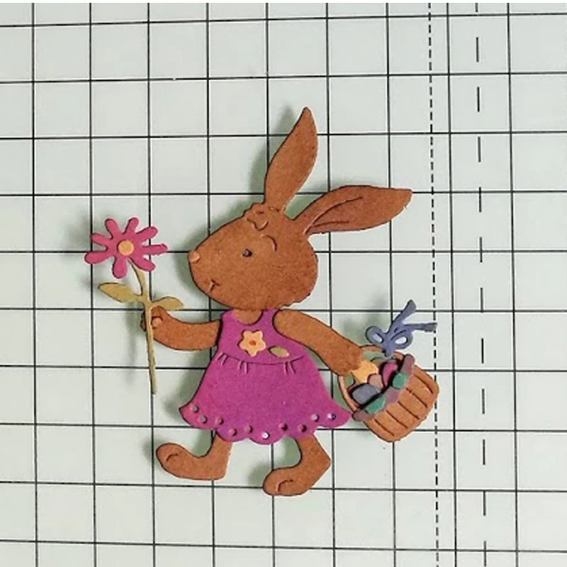 

Rabbit Animal Metal Cutting Dies Stencils for Scrapbooking Embossing Die Paper Cards Making Album Decorative New 2019