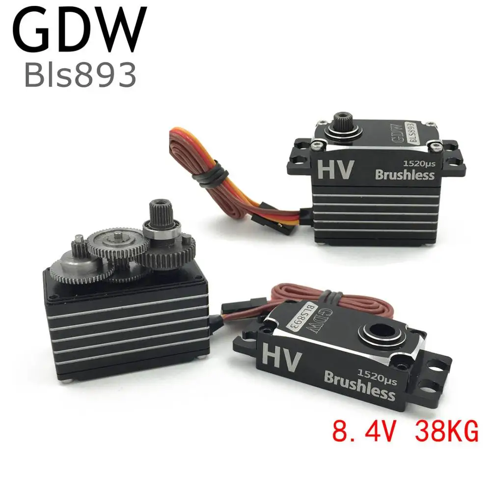 Original GDW 893 38KG Brushless Digital Large Torque Servo For RC