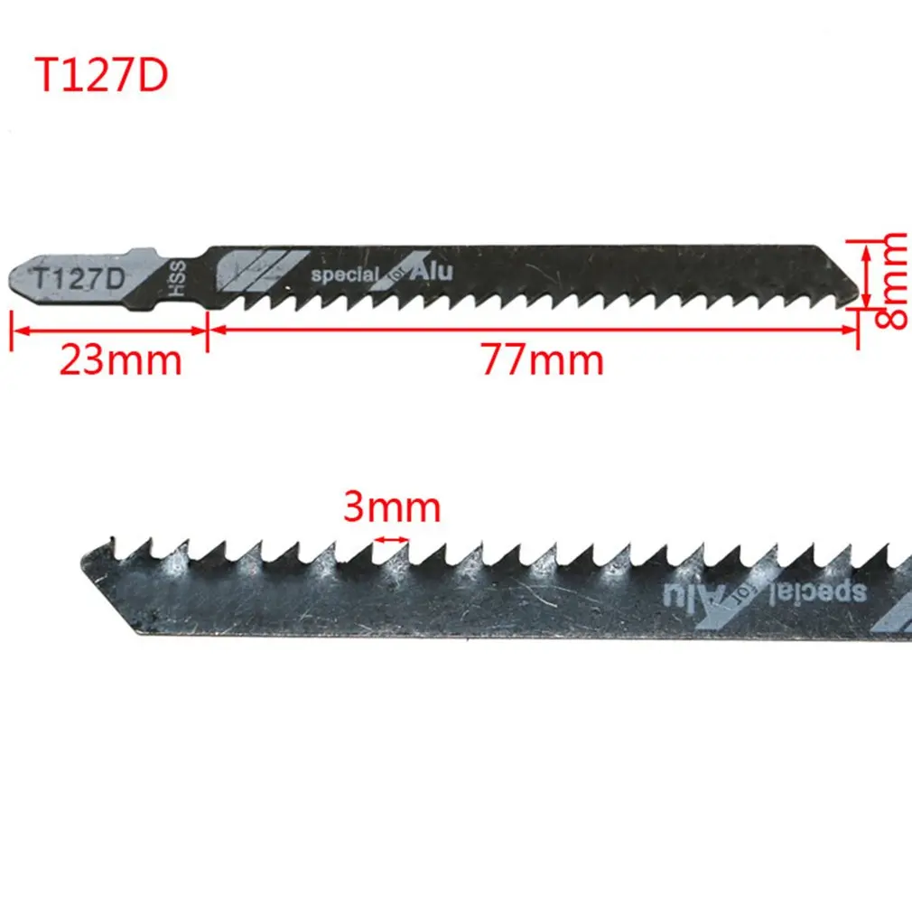 T127D 5 шт./компл. HCS t-хвостовик пилы комплект лезвие дерево пластмассы резка фанеры для головоломки