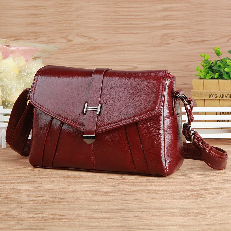 

High Quality Women Shoulder Bag Fashion Trends Ladies Luxury Designer Genuine Leather Cowhide Female Cross Body Messenger Bags