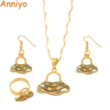 Anniyo эмаль билум кулон ожерелья серьги кольцо набор ювелирных изделий в Papua New Guinea фоны Bilums#160906