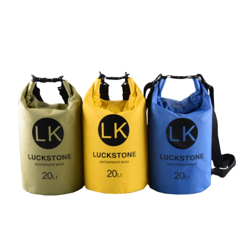 Multi-función río trekking Bolsas portátil de viaje al aire libre rafting impermeable seco pounch 5l 10l 20l alta calidad