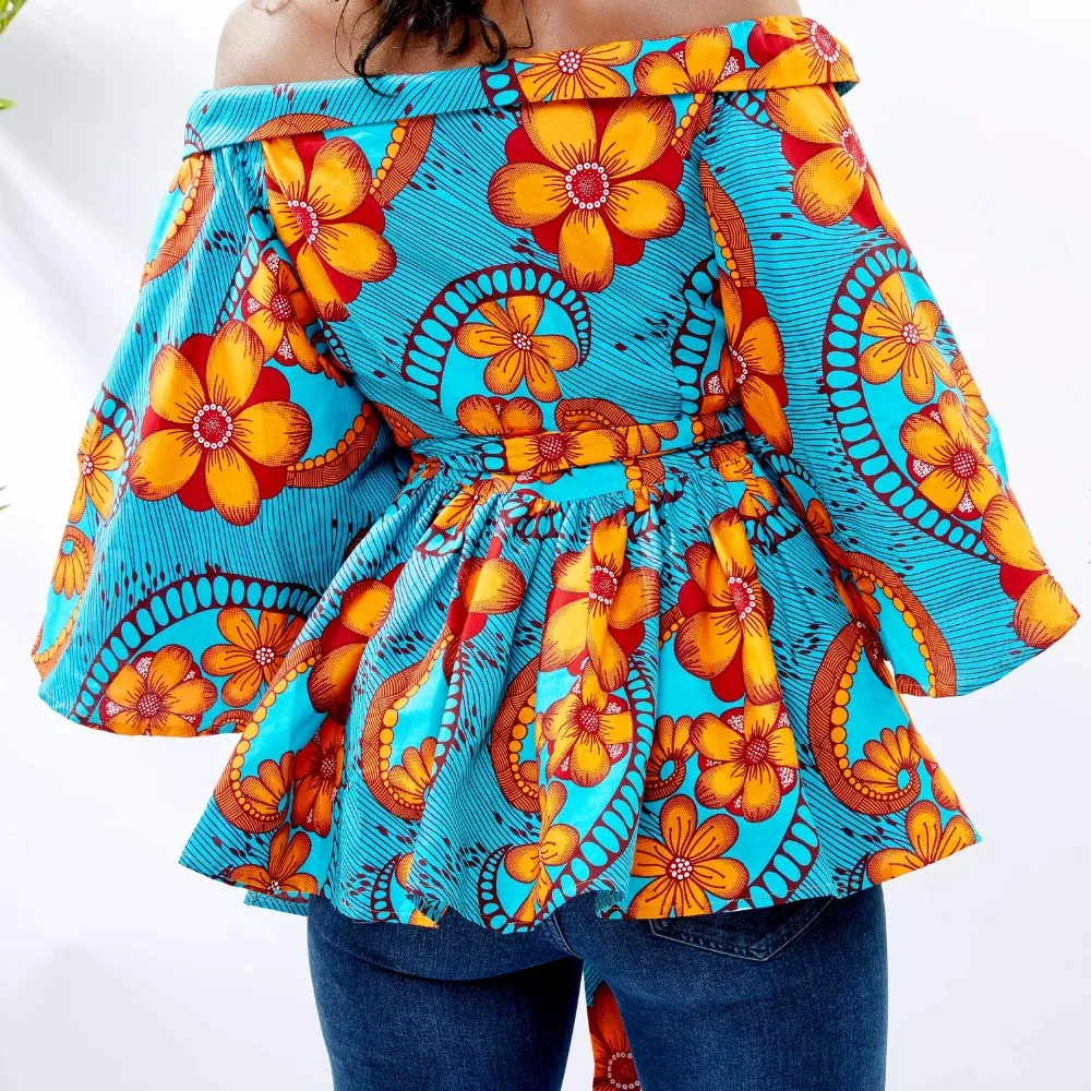 Shenbolen африканская одежда для женщин топ dashiki Новая мода vetement femme 2019 традиционная африканская одежда