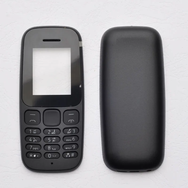 ZUGZUC новый пластиковый полный корпус для Nokia 105 2017 чехол телефона + клавиатура