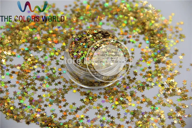 Forma para Decoração de Unhas e Outras Holográfica Estrelas Paillette Lantejoulas Artes Faça Você Mesmo Decora Tamanho: 3 mm 12 4 Cheap Strass e decorações
