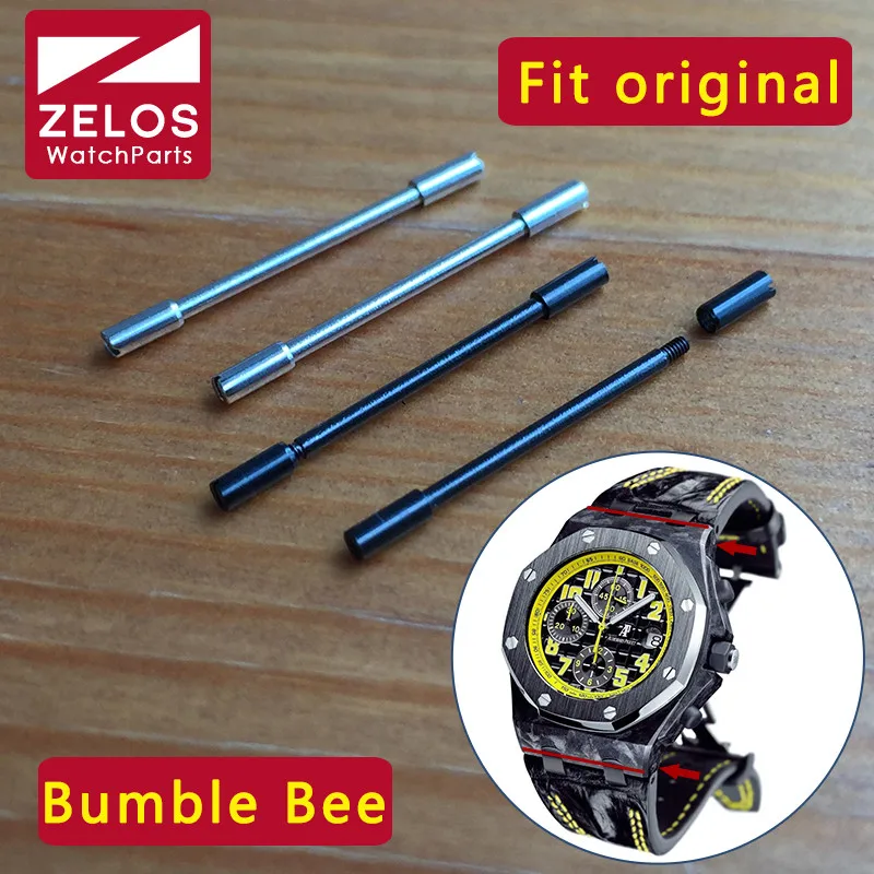 

watch screw tube for AP ROO royal-oak-offshore 42mm bumble bee Chronograph watch carbon fibre case screws rod 26176 parts tools