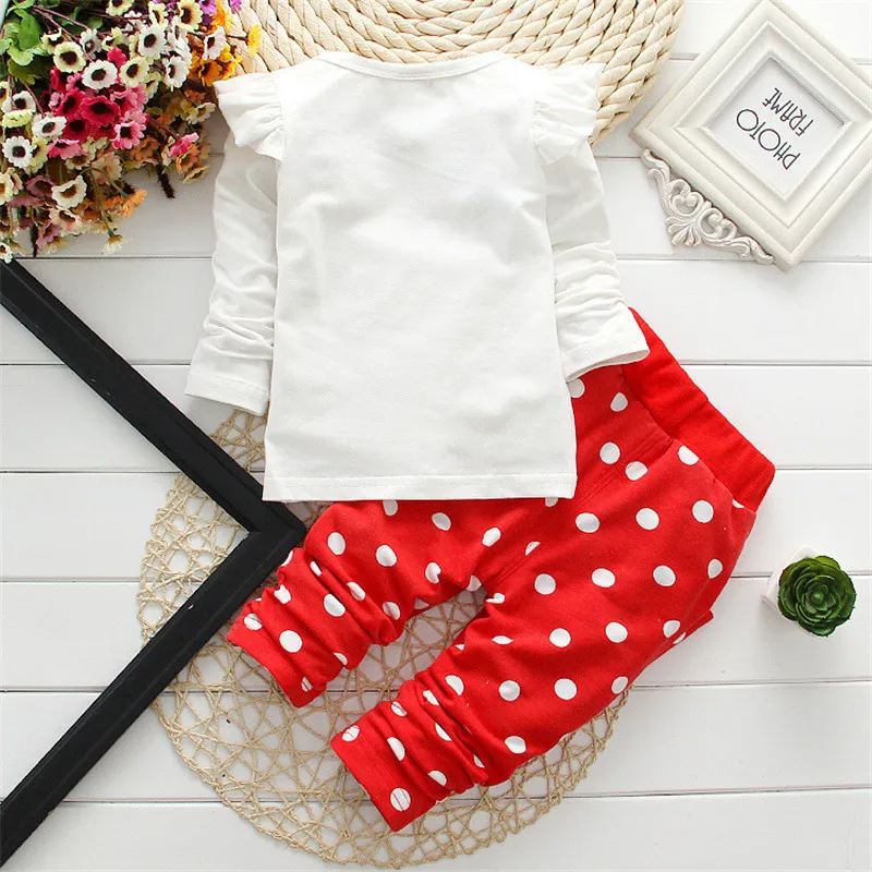 2017-New-kids-clothes-girl-baby-long-rabbit-sleeve-cotton-Minnie-casual-suits-baby-clothing-retail-children-suits-Free-shipping-2