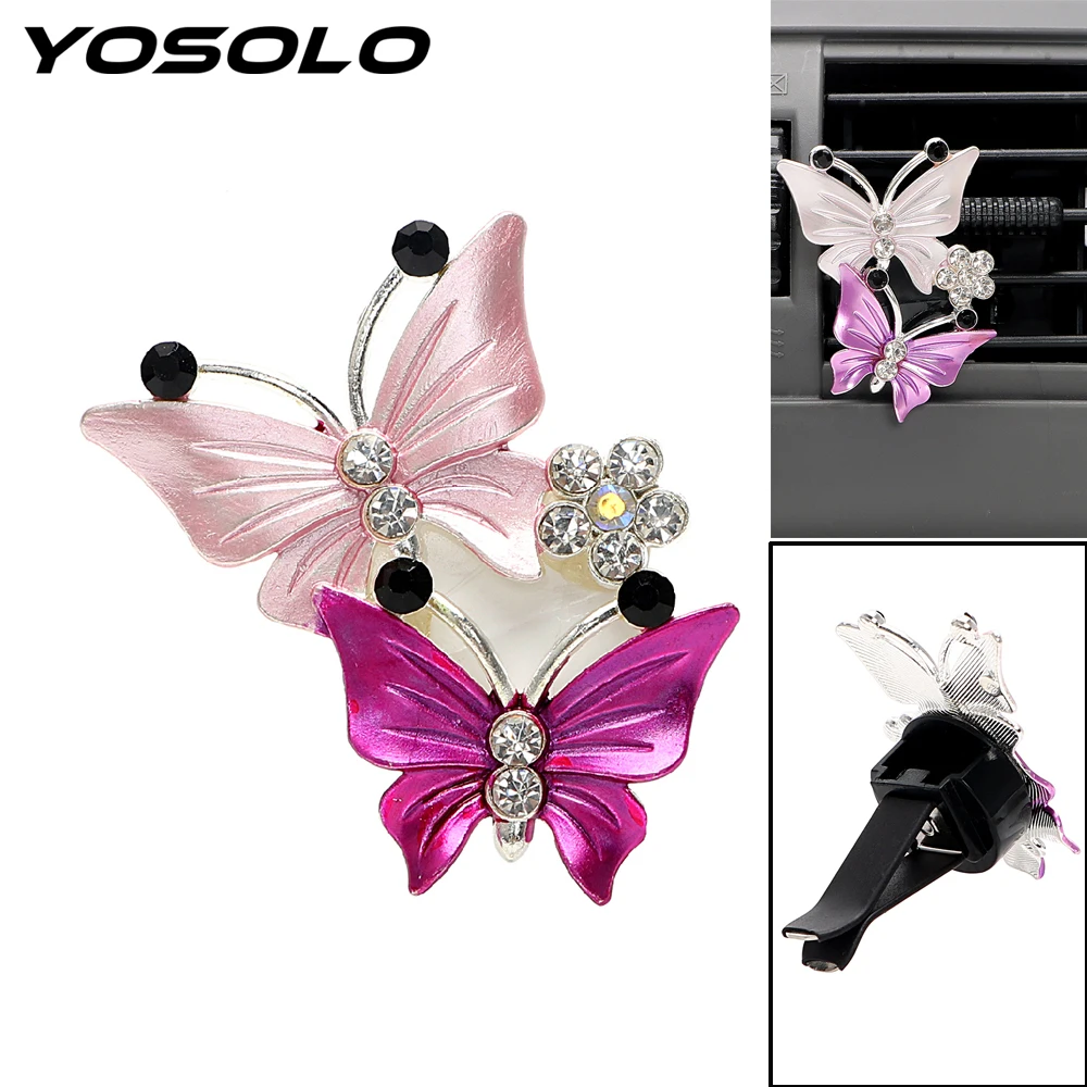 YOSOLO Butterfly Air зажим для Освежителя автомобильное украшение духов кондиционер