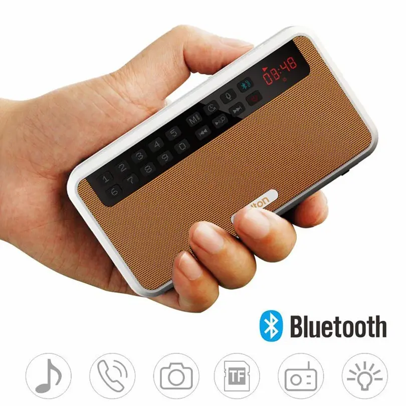 Rolton E500 беспроводной Bluetooth динамик мини 2,1 HIFI стерео сабвуфер динамик Поддержка TF карты/FM/hands Free с светодиодный фонарик