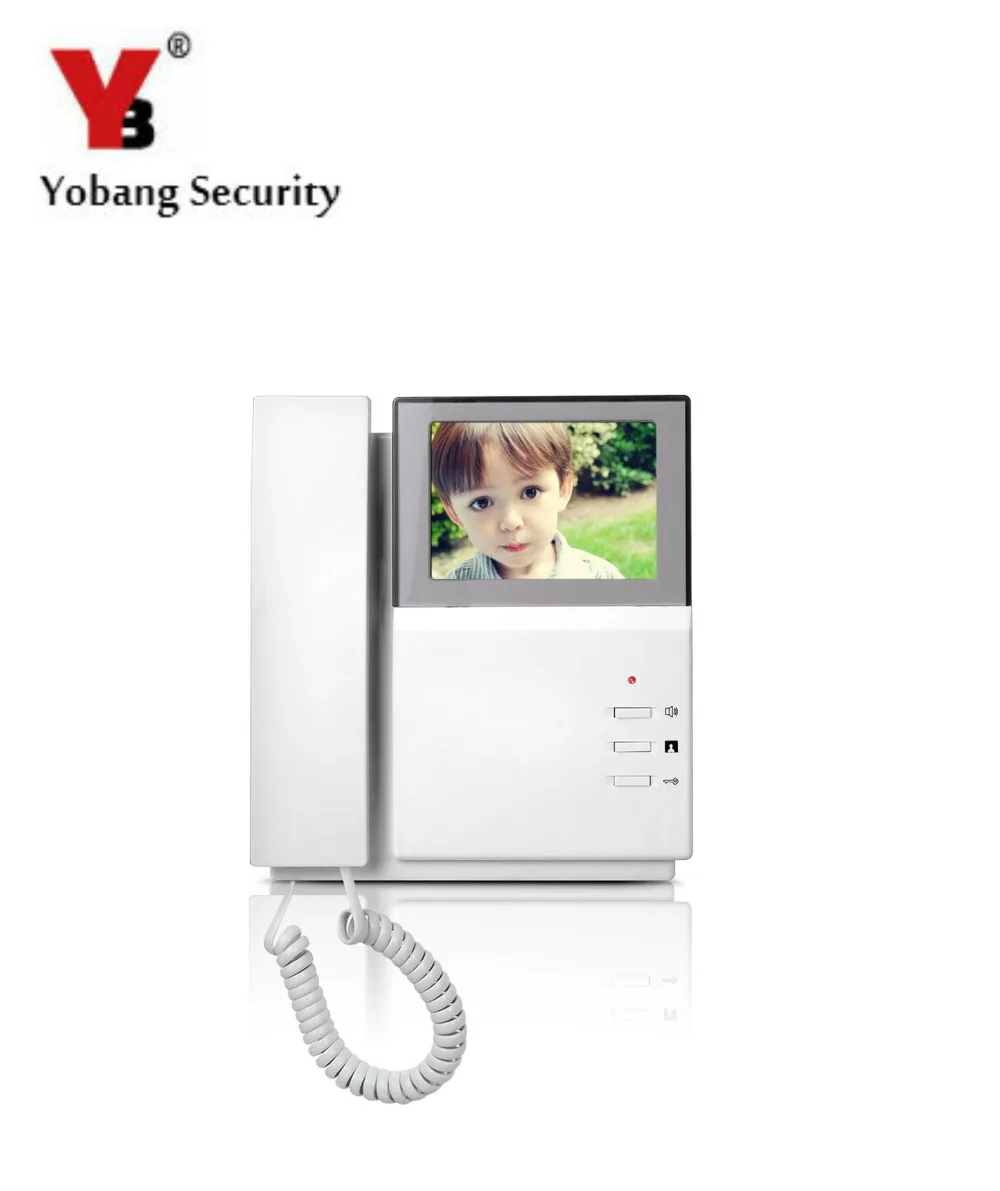 Yobangsecurity 4.3 дюймов Цвет TFT ЖК-дисплей Экран Мониторы проводной видео домофонов Системы видео домофон домофоны