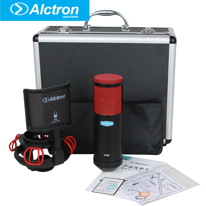 Alctron X50B Профессиональный Большой мембранный Студийный конденсаторный микрофон