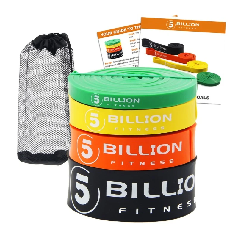 Pull Up Assist Bands Resistance for Stretch & Power Training Heavy Duty Exercise Stretching Pilates Yoga | Спорт и развлечения