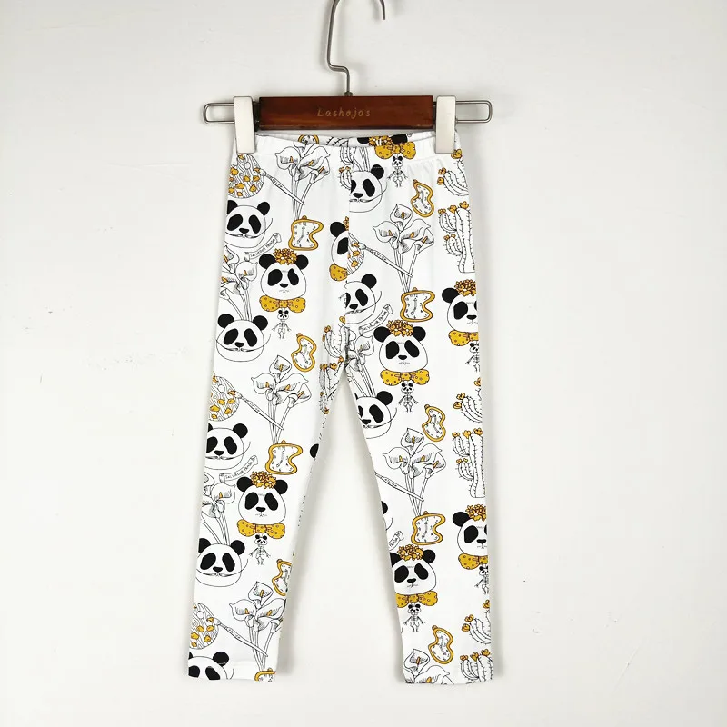 

BOBOZONE Panda leggings for baby kids boys girls summer thin leggings