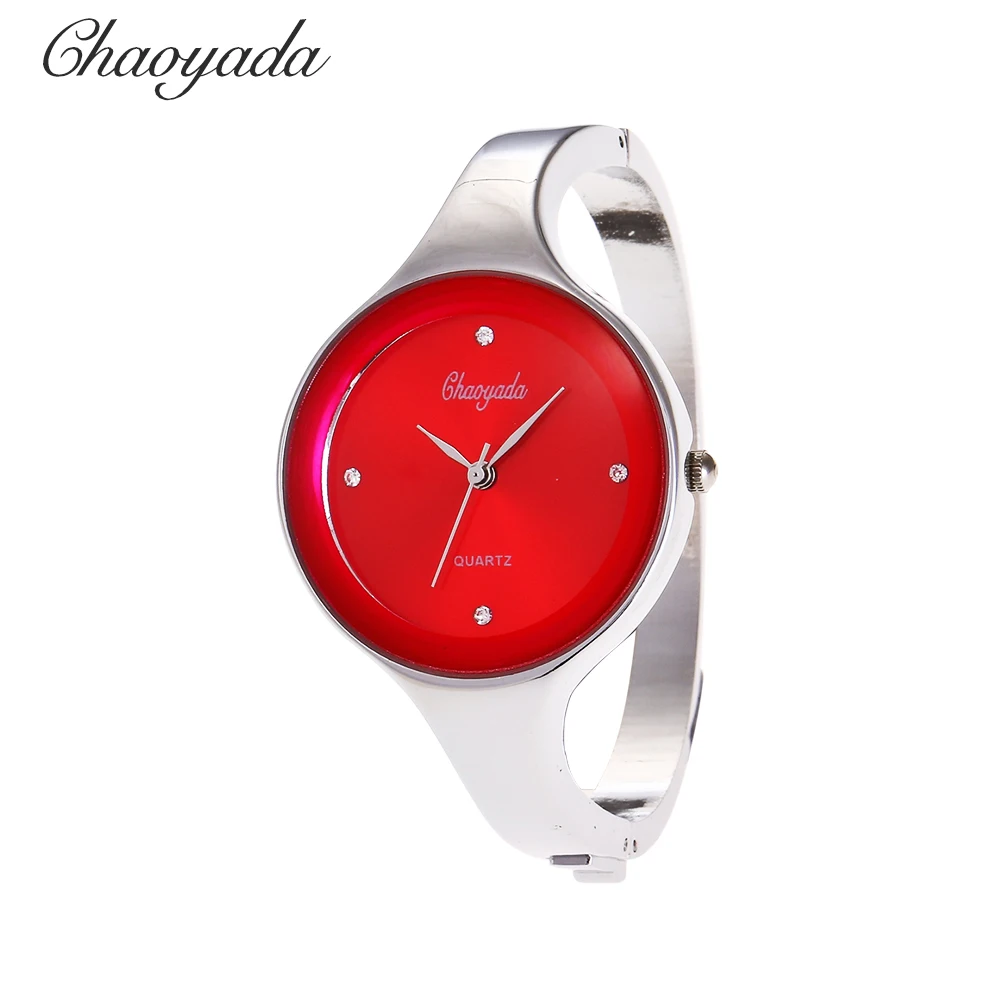 

Women Watch With Red Dial Daily Waterproof Bracelet Watch