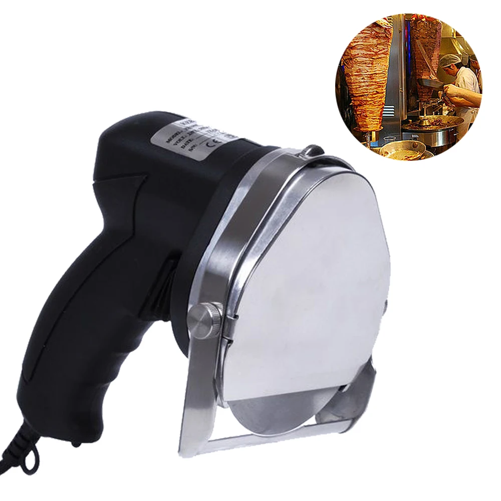 

High Quality Electric Kebab Knife Automatic Doner Kebab Slicer Meat-cutting Machine Commercial Use Kebab Cutter Meat Slicer