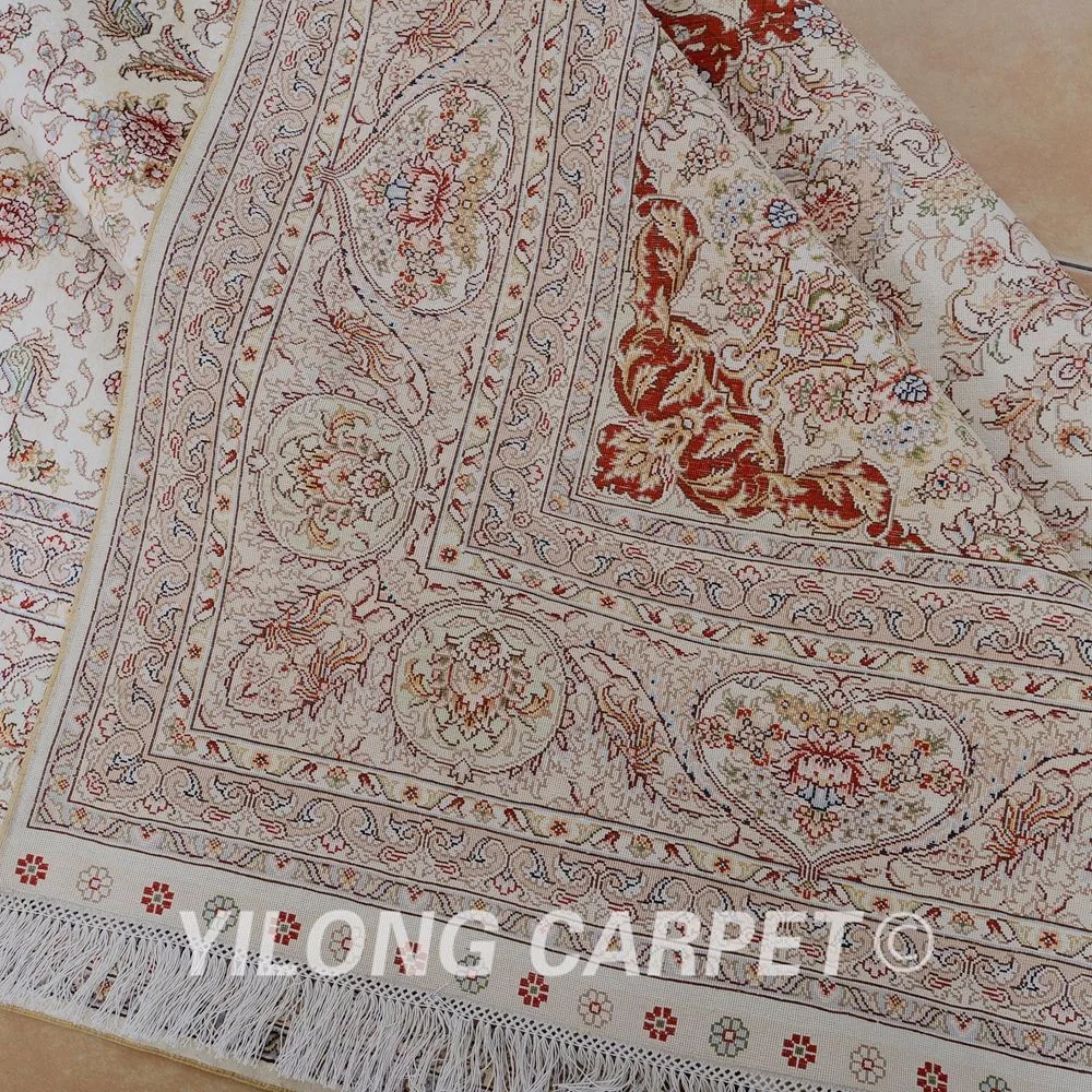 Yilong 6'x9 ручной работы турецкие шелковые ковры vantage персидский шелковый ковер для продажи(0990