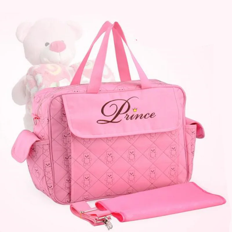 Mummy bags Baby Diaper Bags Tote Organizer Nappy Cartoon Pattern Multi