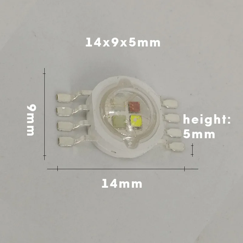 8 шт./лот светодиодный RGBW 4в1 для светодиодный RGBW освещение светодиодный красный/зеленый/синий/белый быстрая, SHEHDS