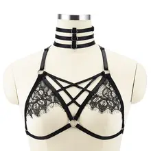 7 Styles Bondage Sexy Breast Harness for Women Black Erotic Charming Temptation Restrainted Body Binding Sex