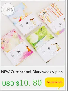 HOT Weekly Planner School Notebook notepad paper 96 sheets cute planners diary note book Office School Supplies Gift