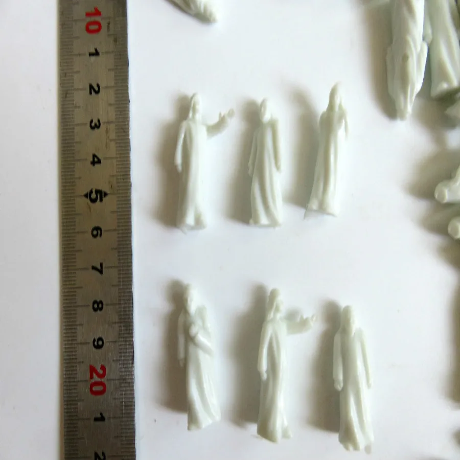 best selling scale model arab plastic white and black figures people in 1100 for Architecture train layout (16)