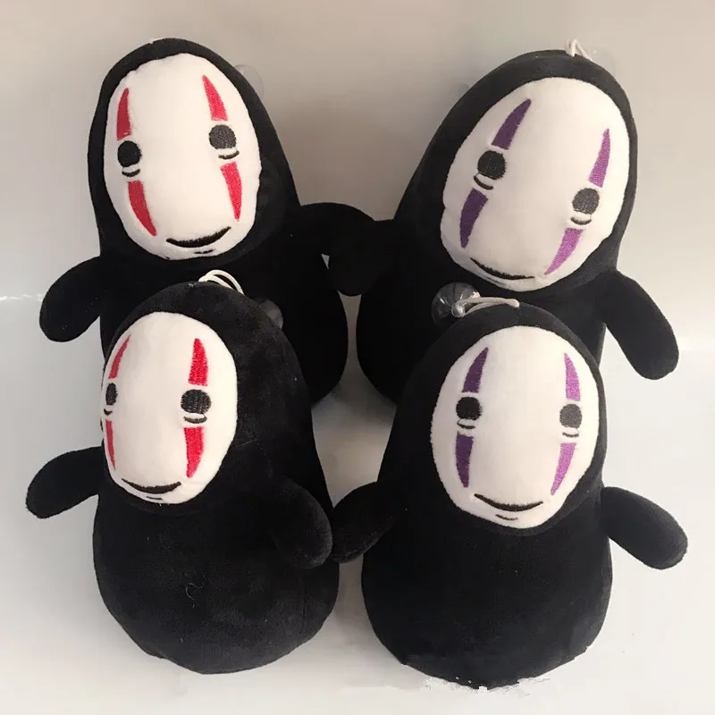

Anime Spirited Away CARTOON No Face Man Plush Pendant Kids Popular Soft Stuffed Faceless Man Lovely Black Cute Doll 20cm 25cm