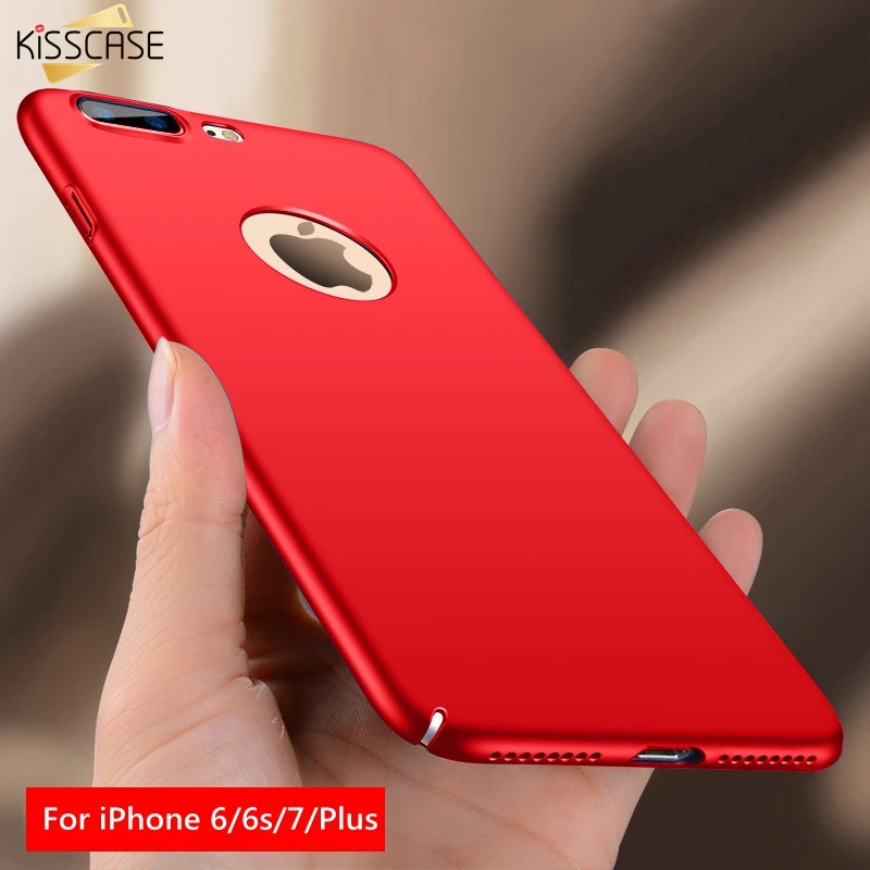 Для iPhone 7 6 6s Плюс Случаях Оригинальный Ультра Тонкий ПК матовый Аксессуары