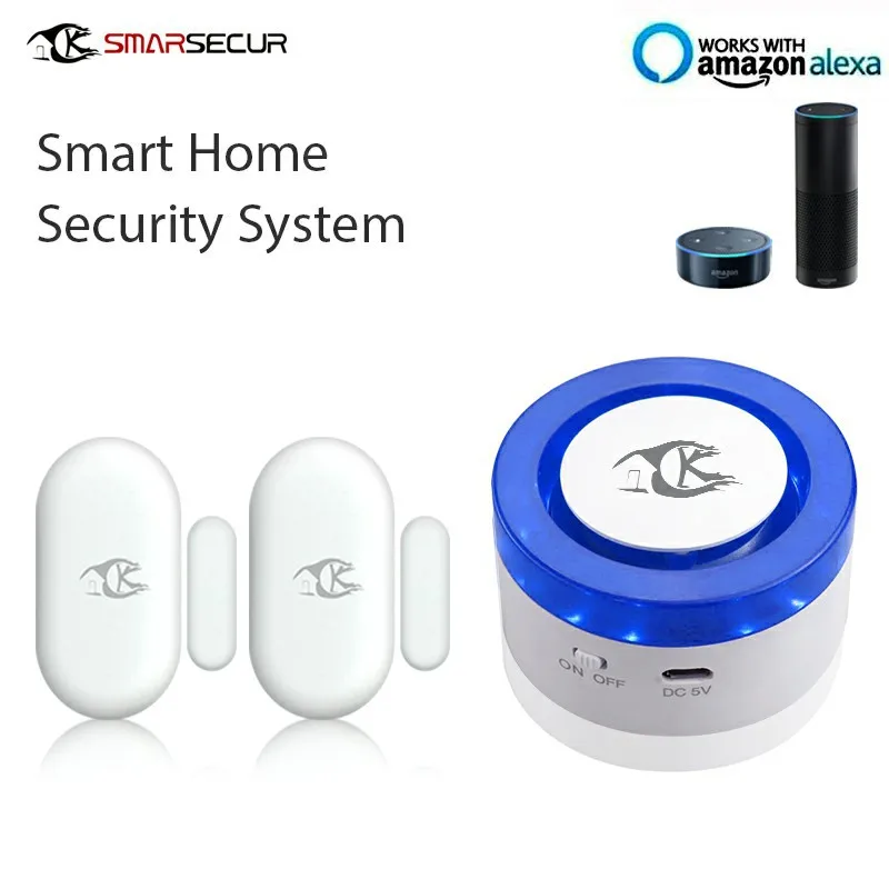 Tuya граффити Сигнализация smart life приложение контролирует WiFi звуковой и