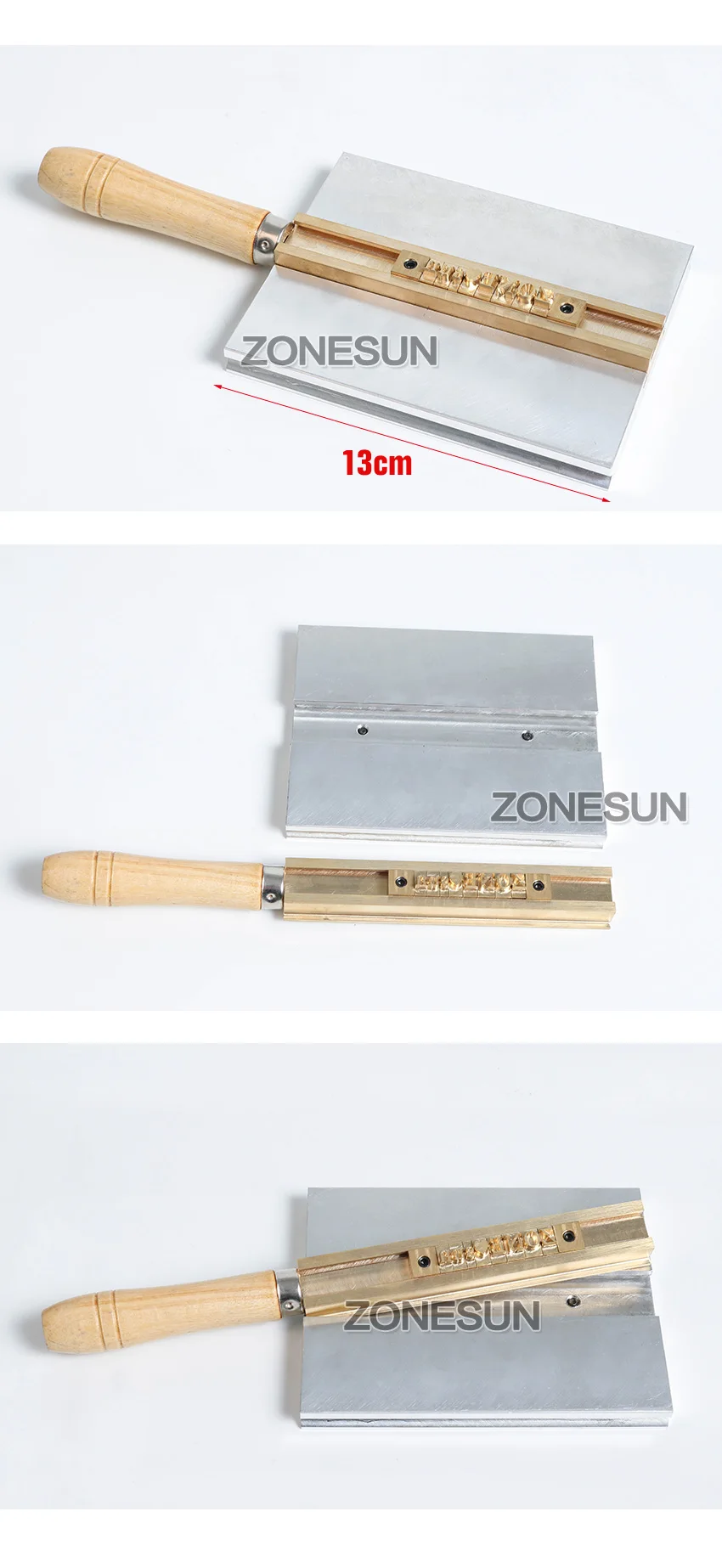 ZONESUN ZS-100 10x13cm Hot Foil Stamping Machine