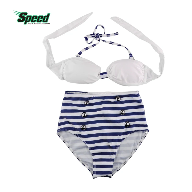 

Women Swimsuit Sexy Push Up Brazilian Bikini Set High Waist Polka Dot Bathing Suits Plus Size S-XL Swimwear Women Bandeau Bikini