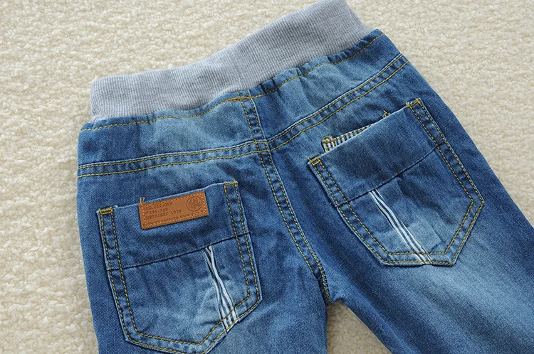 Г. Весенне-осенние хлопковые джинсы для мальчиков детские джинсы для мальчиков, штаны Одежда для детей одежда для малышей Детские джинсы рост от 90 до 160 см