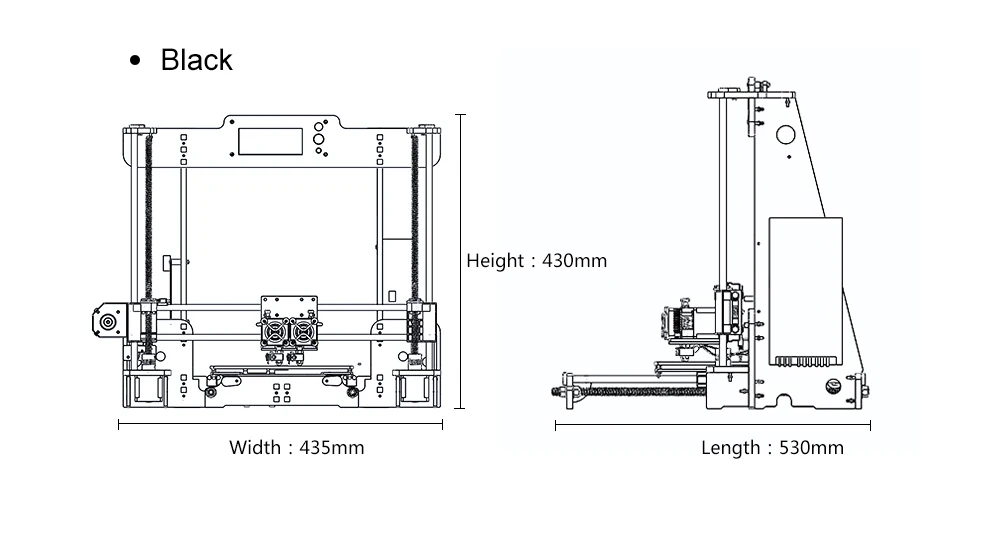 Горячая Дешевые двойной экструдер двойной цвет Reprap i3 3d принтер DIY A8-M с открытым исходным кодом RepRap высокое разрешение Настольный Impressora 3D