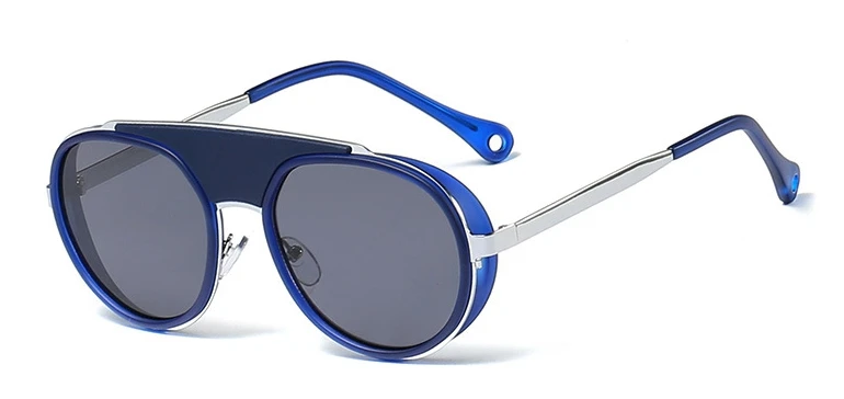 Ретро пара панк солнцезащитные очки для мужчин и женщин Модные Оттенки UV400 Винтажные Очки 45807