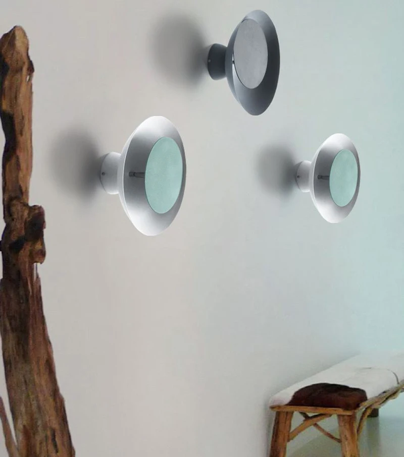 Настенный светильник в скандинавском стиле, Креативный светодиодный светильник, потолочный светильник двойного назначения