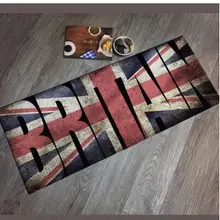 Ковер с рисунком, британский стиль, ковер для дома, кухни, Противоскользящий коврик для двери, ковер для окна, прикроватная напольная коврик