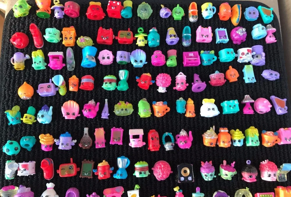 Hot kids cartoon small size shopkines kids play vinyl doll toy Environmental protection material toy