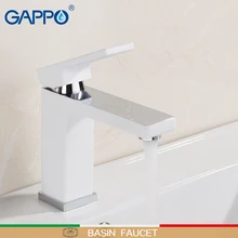GAPPO Basin faucets white washbasin bath faucets brass basin mixer chrome waterfall tap bathroom sink faucet water gappo white basin faucet bathroom faucet mixer sink faucets chrome brass water faucets bath basin mixer tap water torneira