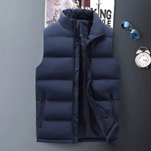 Стильная осенне-зимняя теплая куртка без рукавов, мужской жилет, приталенное повседневное пальто, Мужская красочная безрукавка, бренд Chalecos Para Hombre