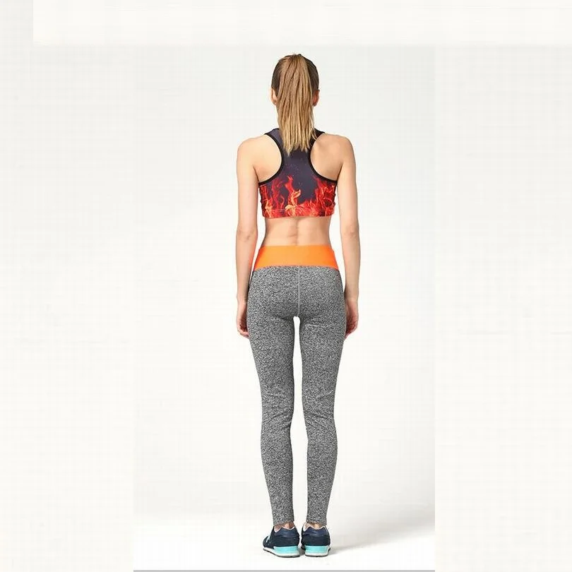 Для женщин дышащие колготки бренд Спортивные леггинсы для Для женщин штаны для фитнеса или йоги R008
