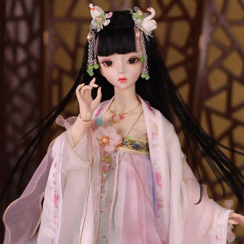 Fortune Days 1/3 BJD кукла шарнирное тело 62 см ГУ Ю ручная роспись макияж костюм с одеждой обувь Изысканная Подарочная коробка SD куклы игрушки - Цвет: Whole doll