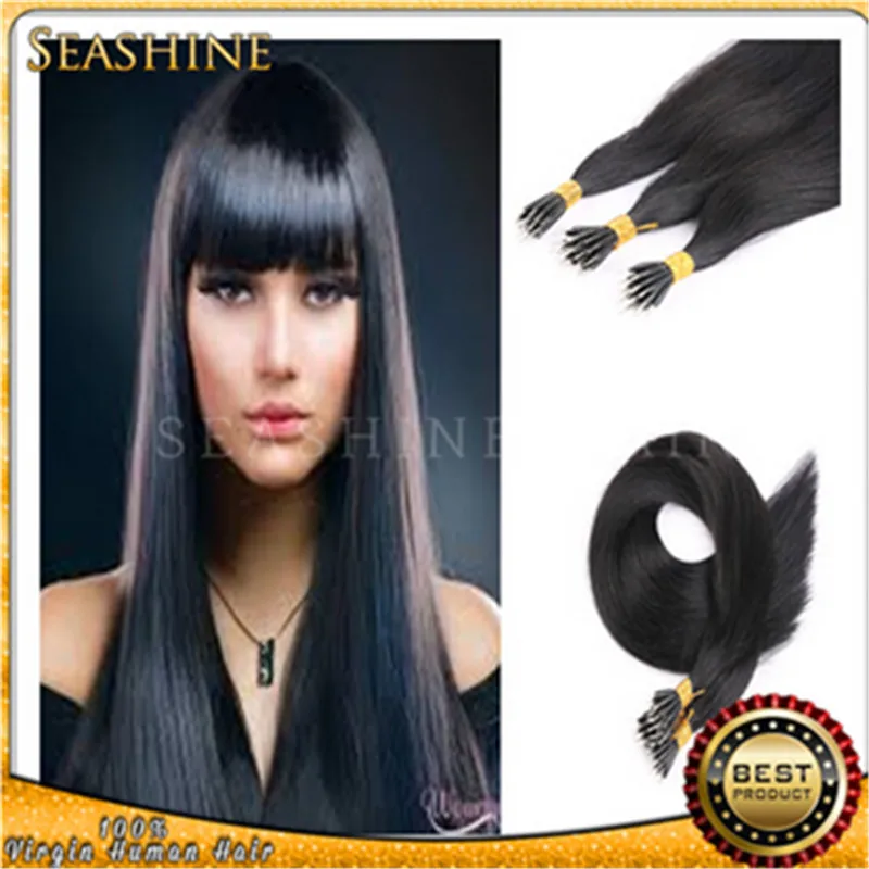 

Fast free shipping 7A grade unprocessed natural healthy hair nano ring hair extnesions